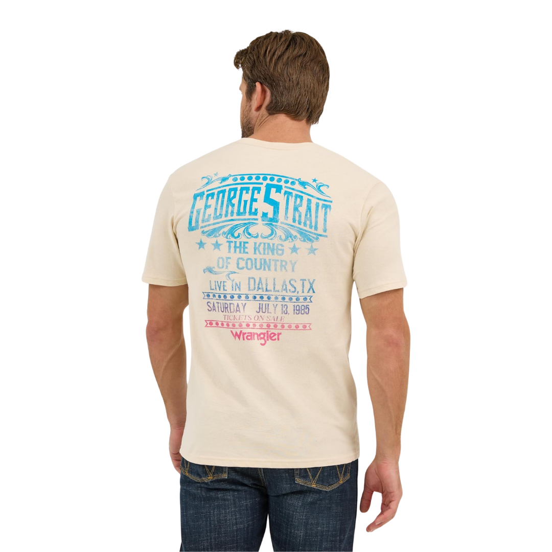 Wrangler Men's George Strait Concert Light Brown Shirt