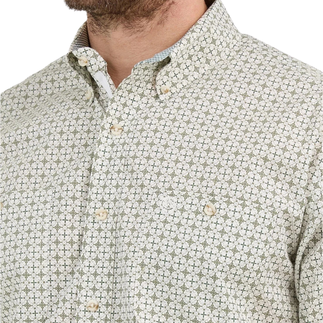 Wrangler Men's George Woven Tan Shirt