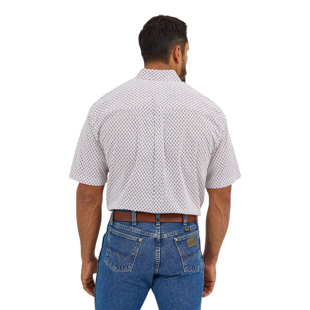 Wrangler Men's George Hatches White Shirt