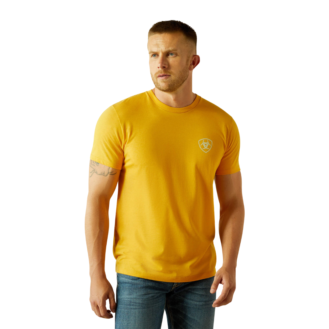 Ariat Men's Rodeo Proud Gold Heather T-Shirt