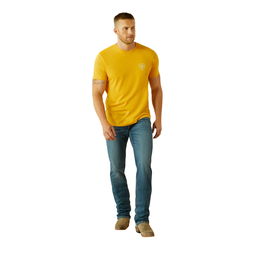 Ariat Men's Rodeo Proud Gold Heather T-Shirt