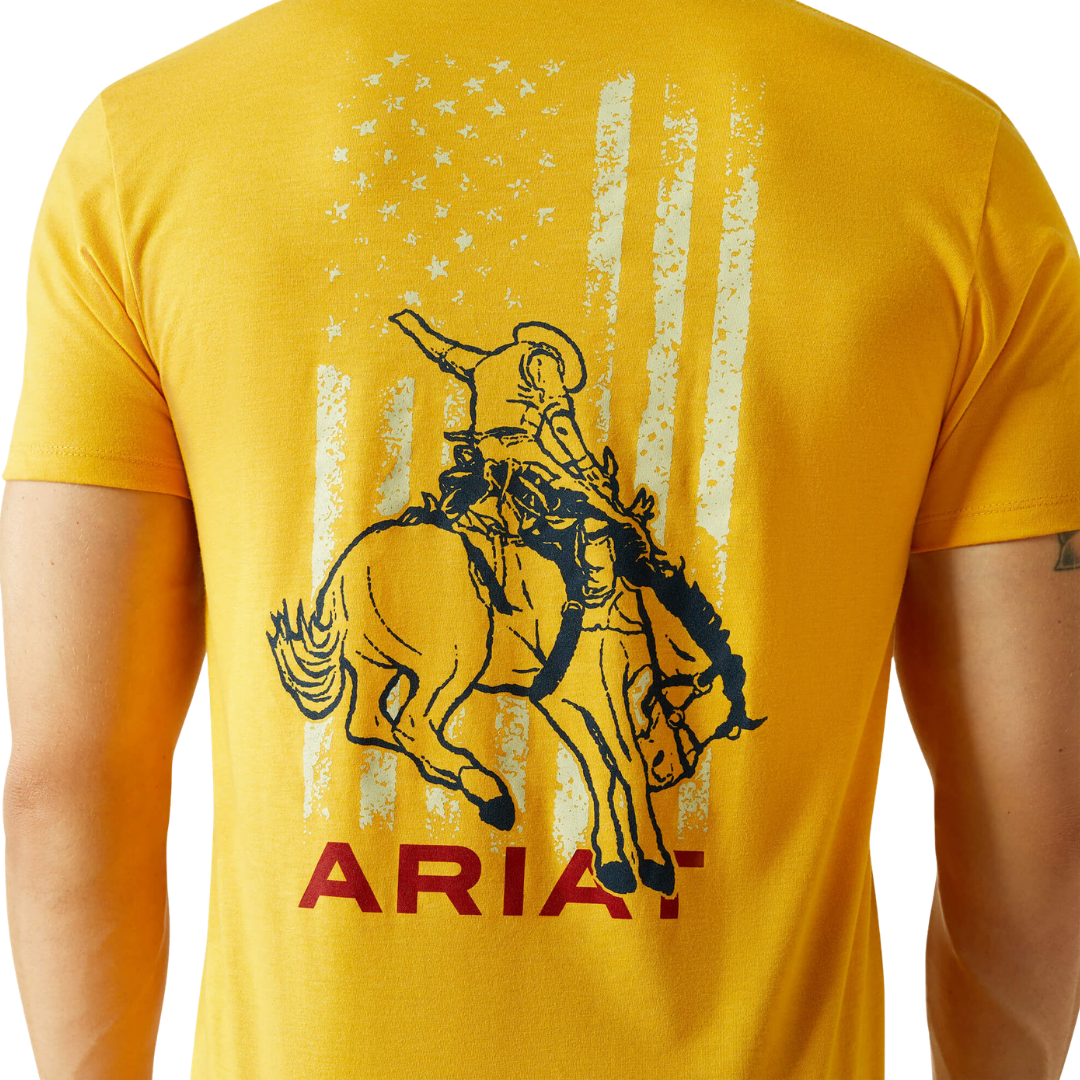 Ariat Men's Rodeo Proud Gold Heather T-Shirt