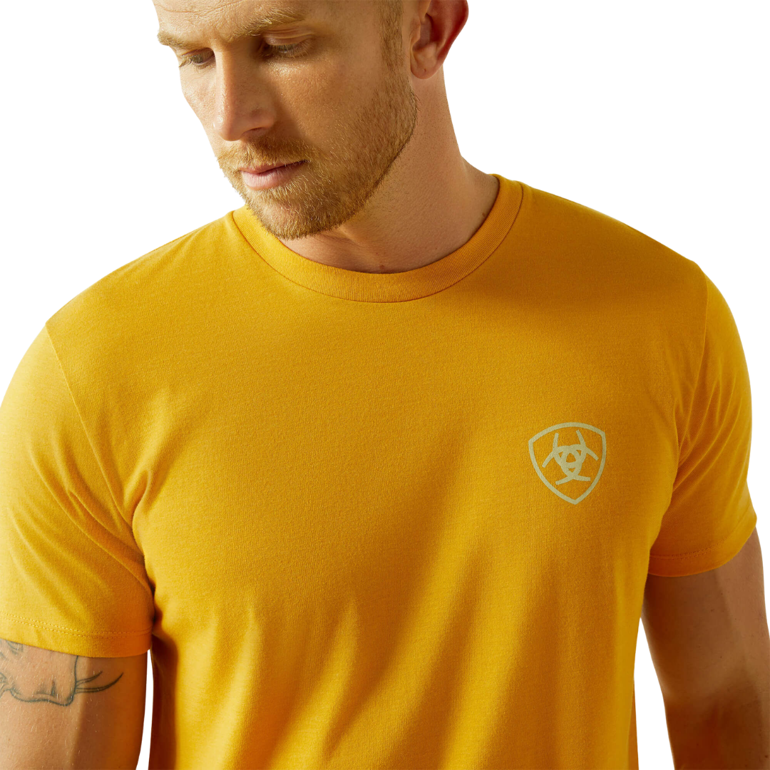 Ariat Men's Rodeo Proud Gold Heather T-Shirt