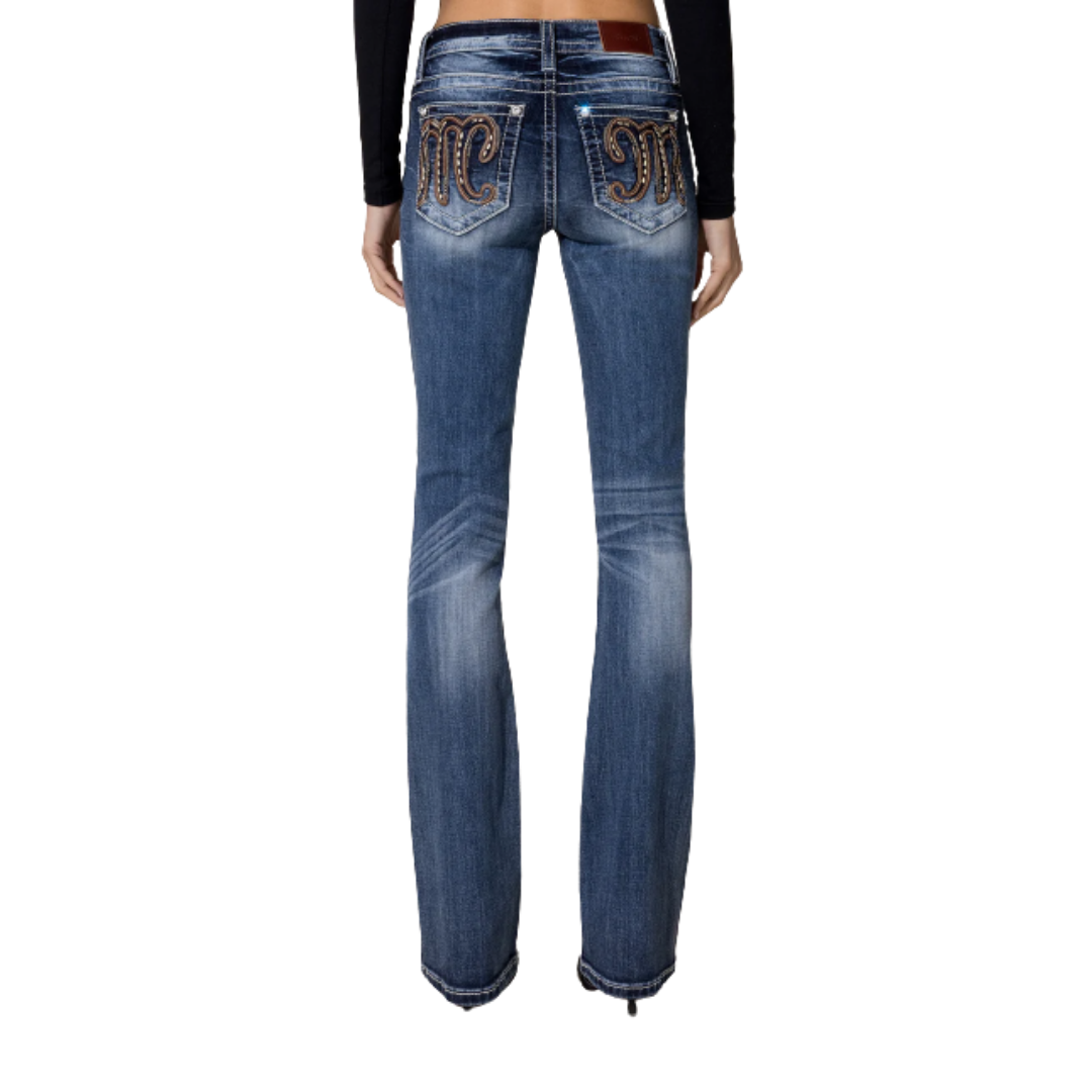 Miss Me Women's Classic Bootcut Blue Jeans