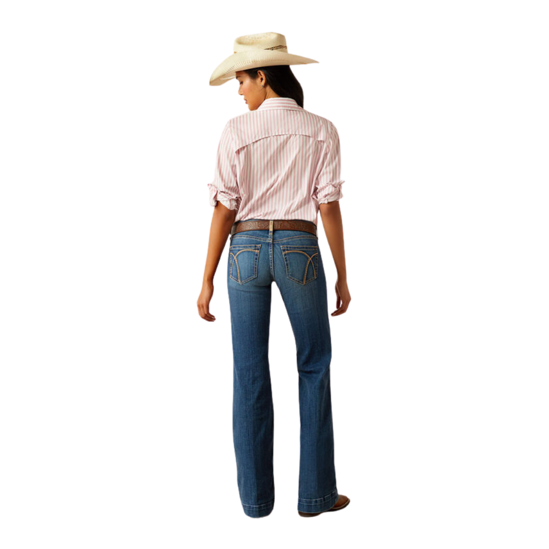 Ariat Women's Mid Rise Hasley Slim Trouser Jeans