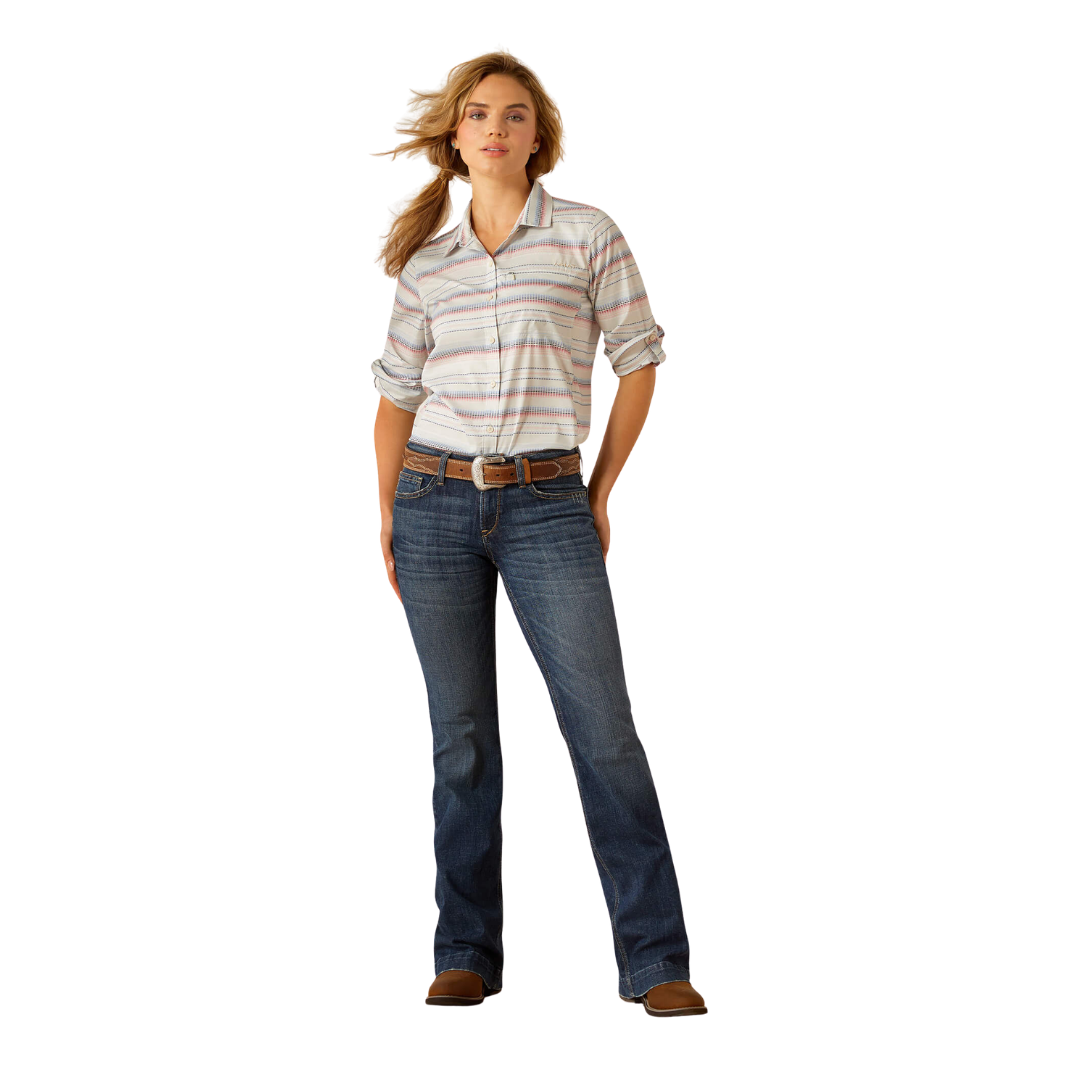 Ariat Women's VentTEK Stretch Multi Stitch Stripe Shirt