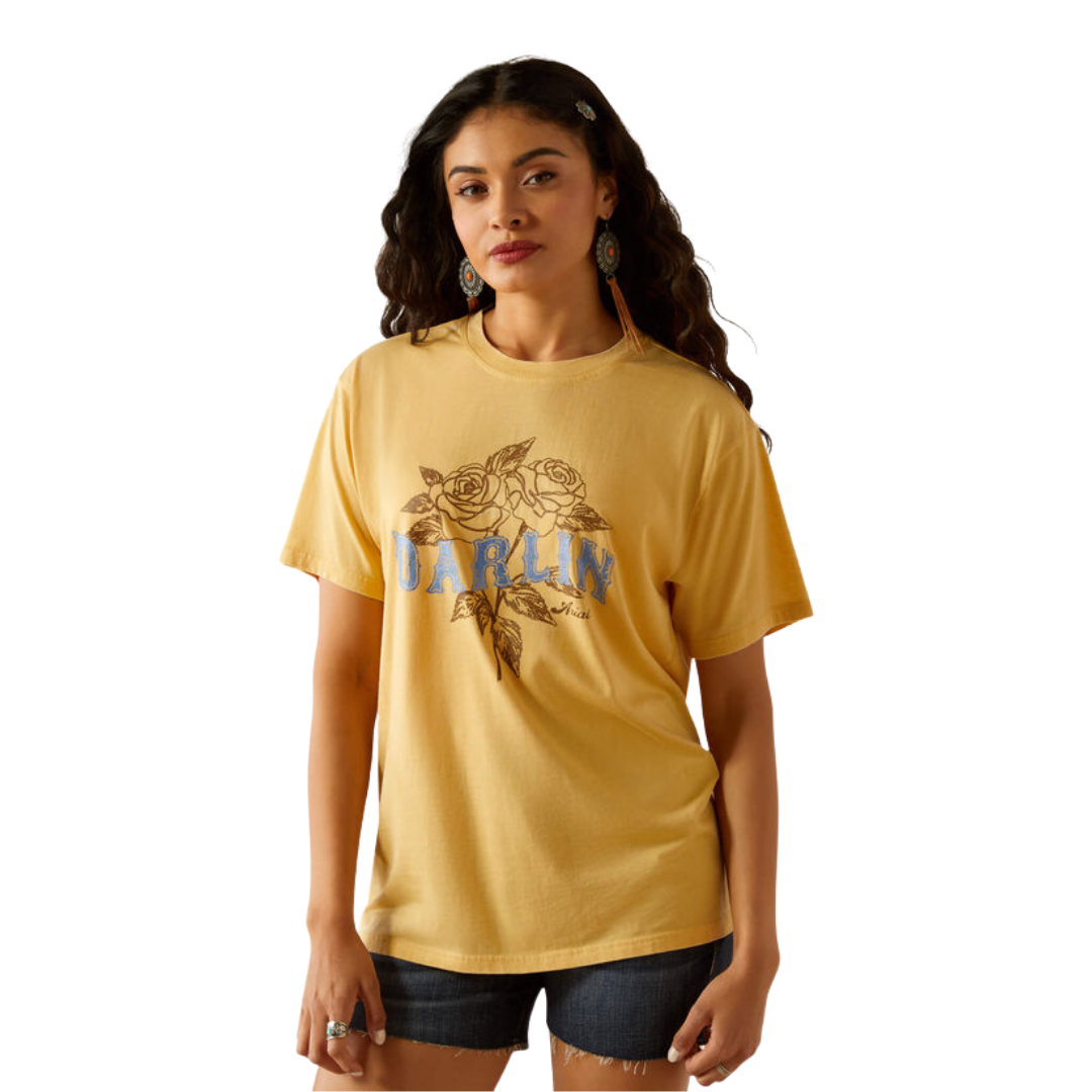 Ariat Women's Darlin Rose Rattan T-Shirt