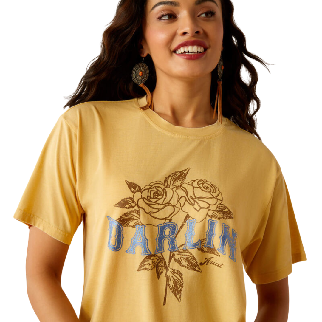 Ariat Women's Darlin Rose Rattan T-Shirt