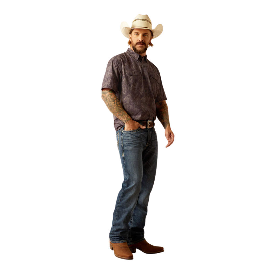 Ariat Men's VentTEK Outbound Classic Fit Shirt Nine Iron