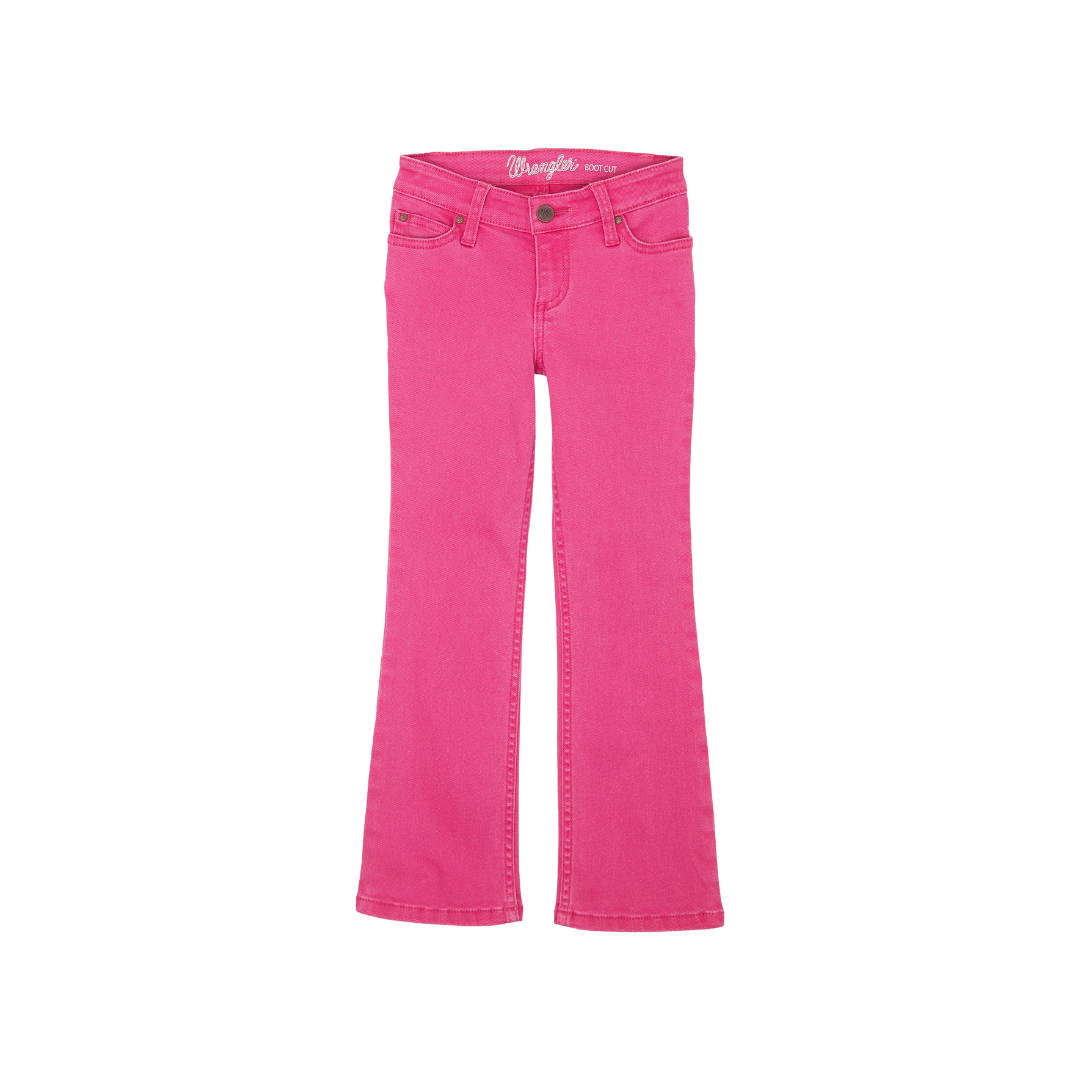 Wrangler Girl's Retro Bootcut Reyna Pink Jeans