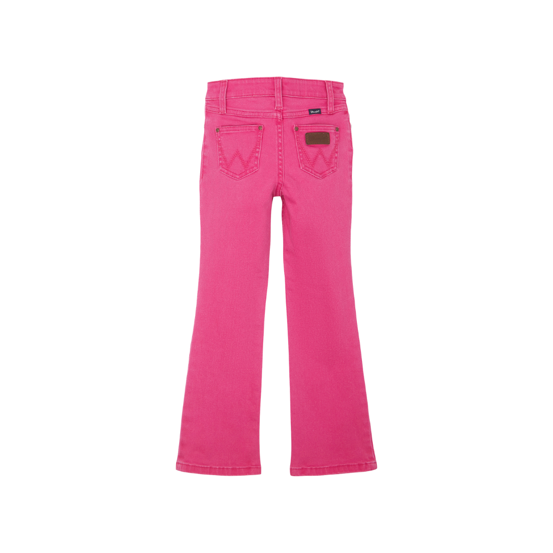 Wrangler Girl's Retro Bootcut Reyna Pink Jeans