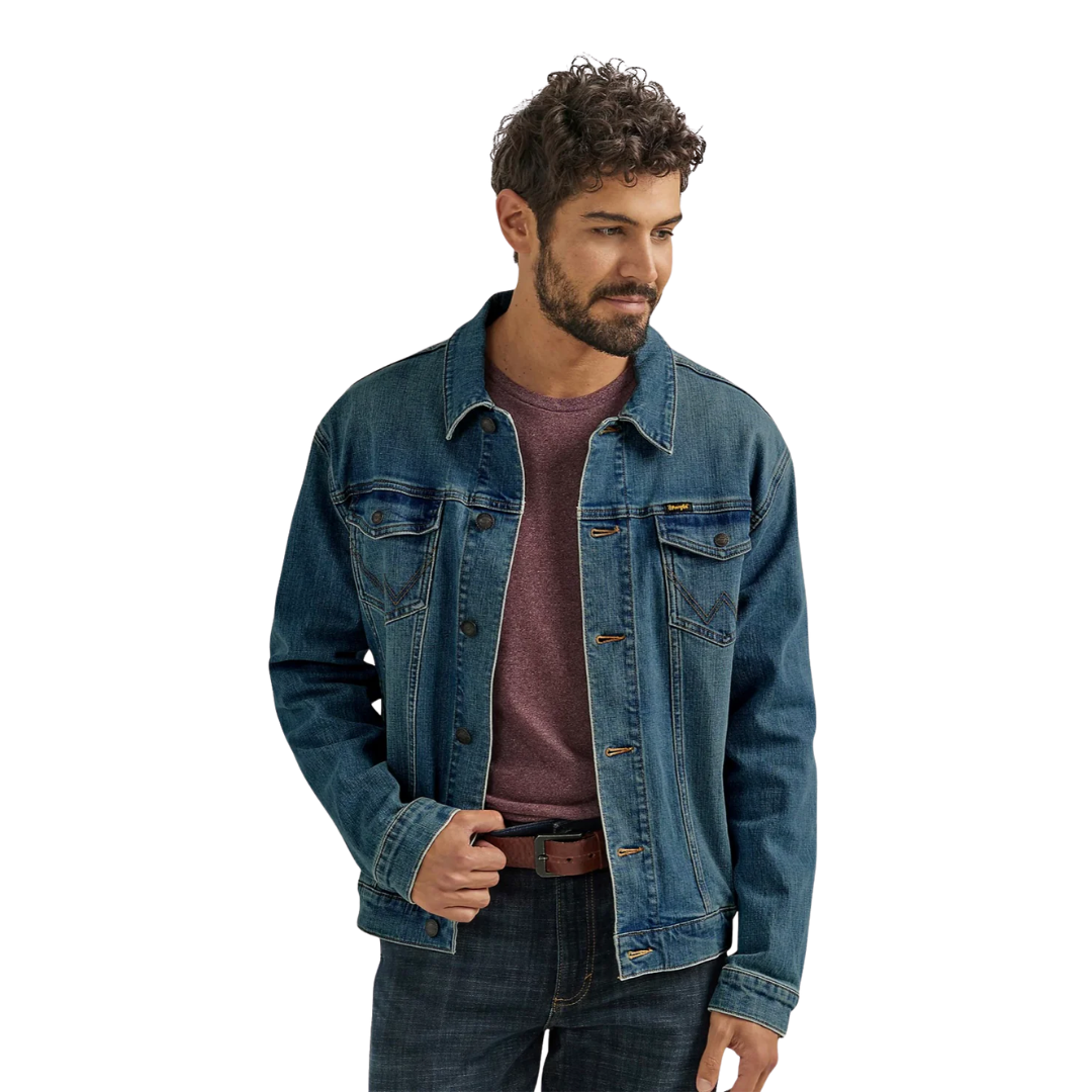 Wrangler Men's Retro Unlined Blue Jacket