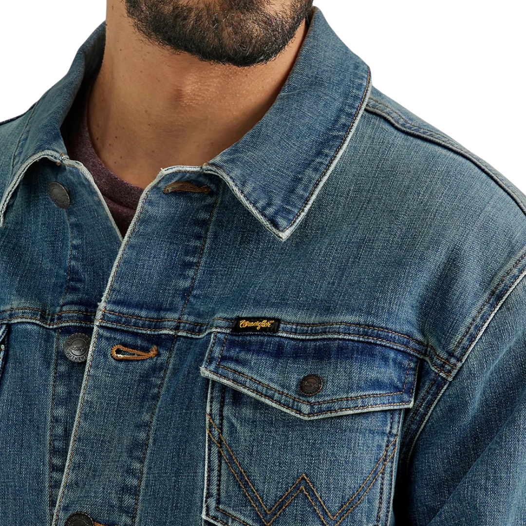Wrangler Men's Retro Unlined Blue Jacket