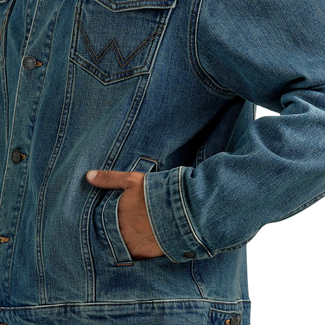 Wrangler Men's Retro Unlined Blue Jacket