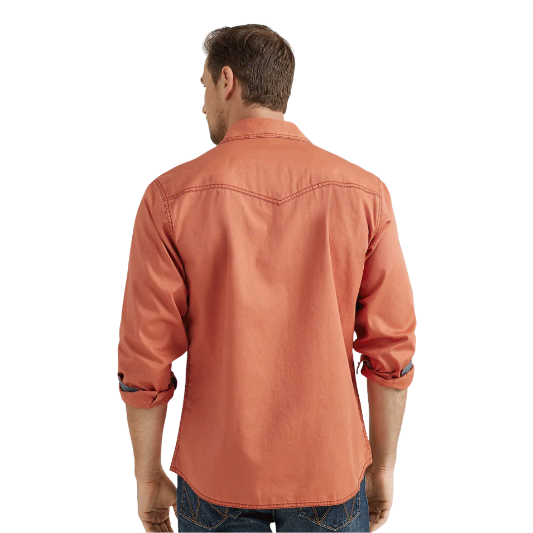 Wrangler Men's Retro Premium Rust Shirt