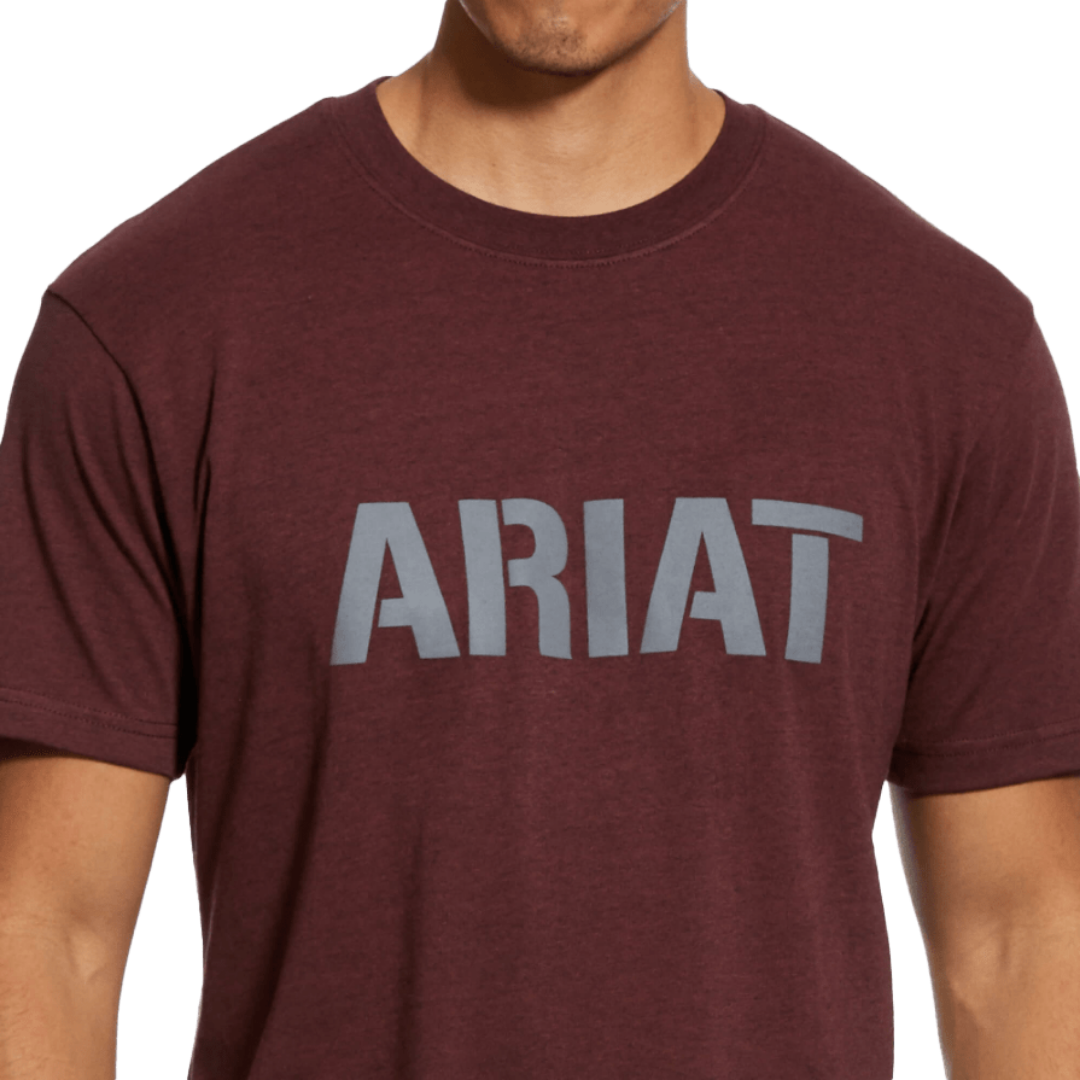 Ariat Men's Rebar Cotton Strong Red Tee Shirt