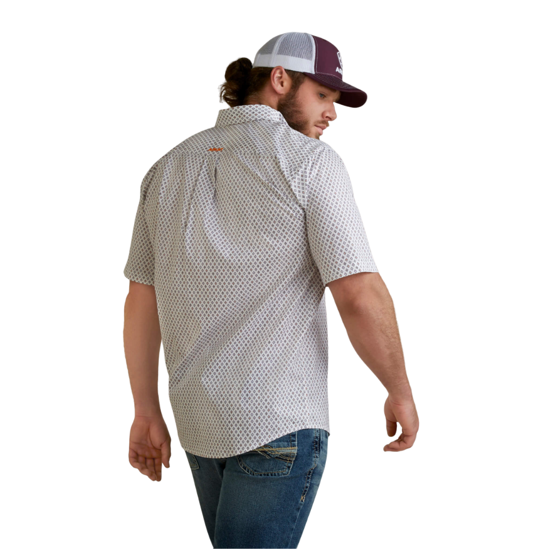 Ariat Men's Mayson Classic Fit White Shirt
