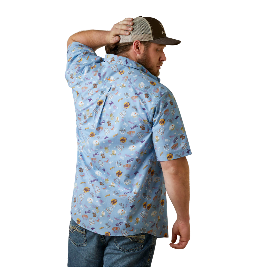Ariat Men's Mauricio Classic Blue Shirt