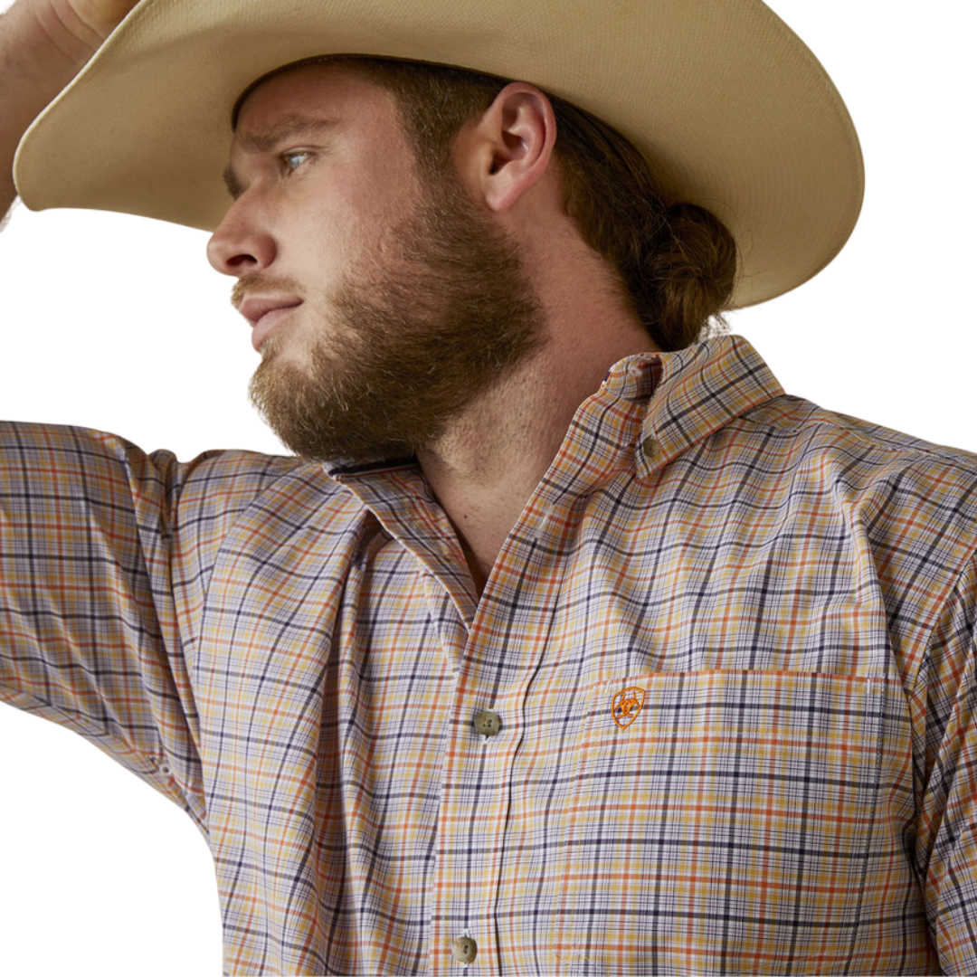 Ariat Men's Macklin Pro Ochre Multicolor Shirt