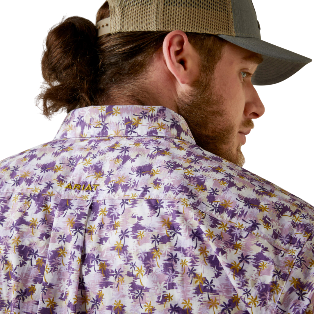Ariat Men's Maximilian Classic Purple Shirt