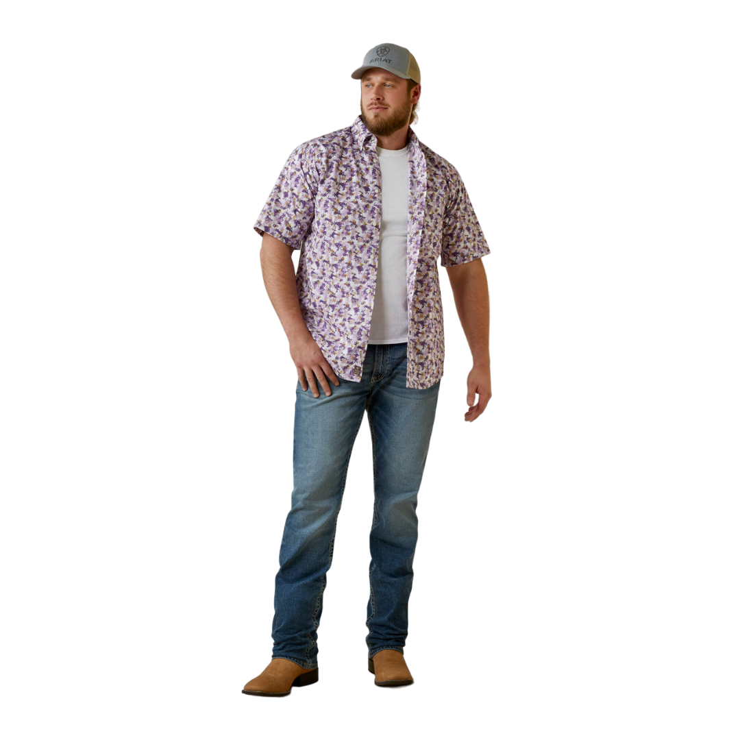 Ariat Men's Maximilian Classic Purple Shirt