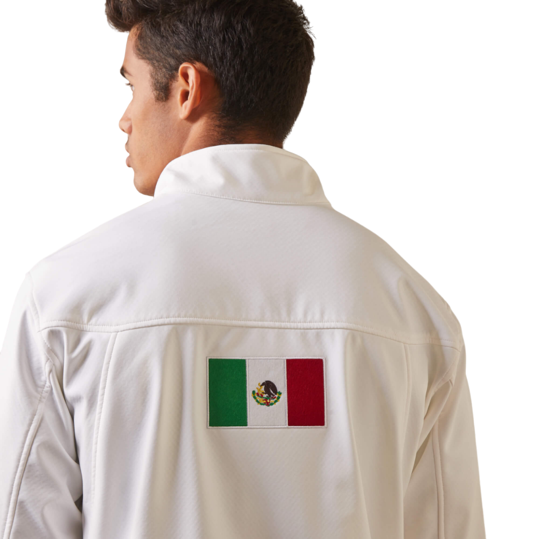 Ariat Men's Classic Softshell Mexico White Jacket