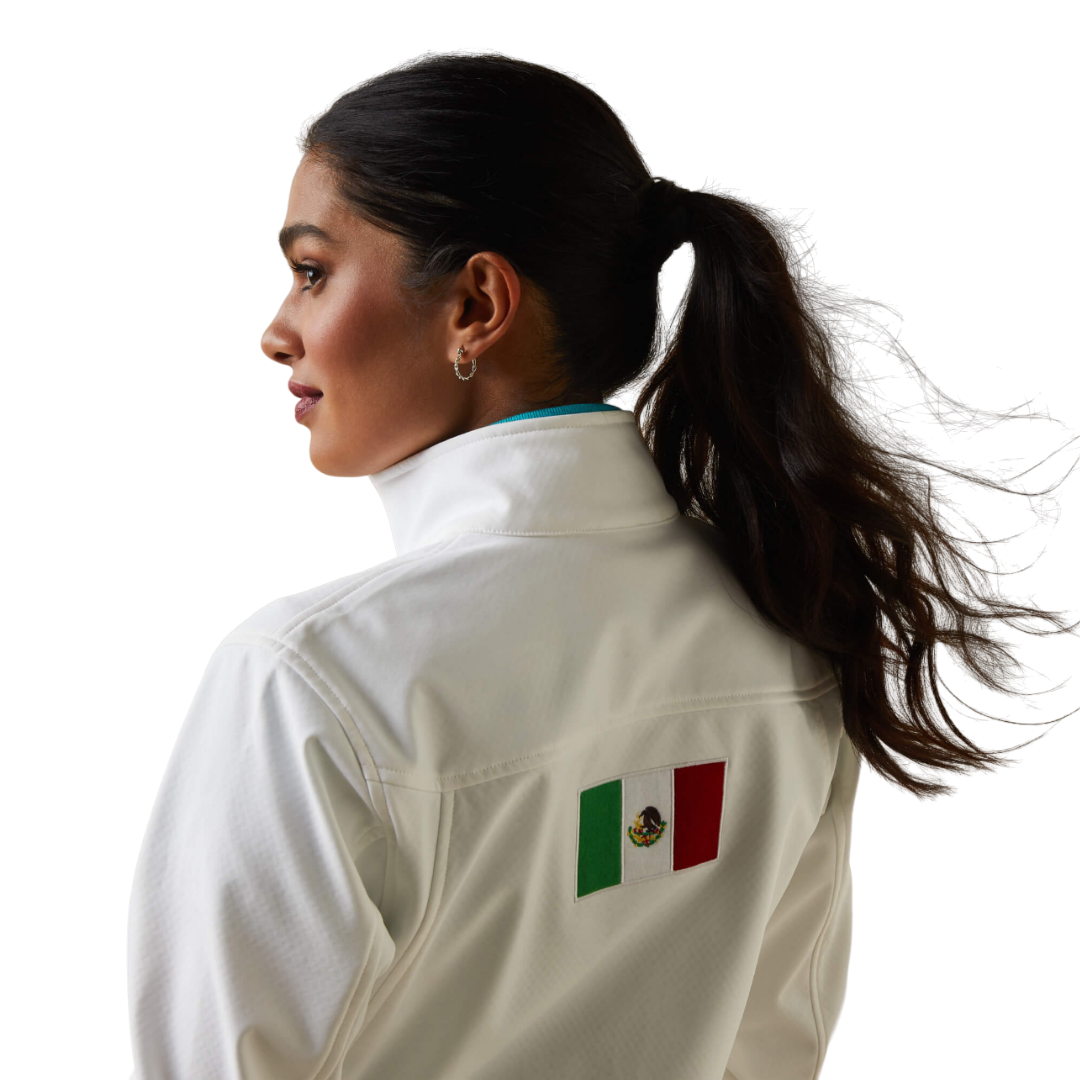 Ariat Women's Classic Softshell Mexico White Jacket