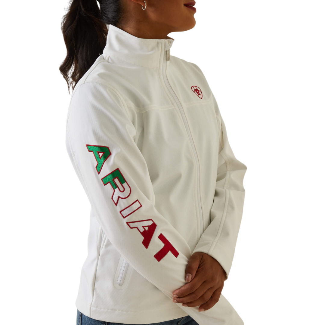 Ariat Women's Classic Softshell Mexico White Jacket