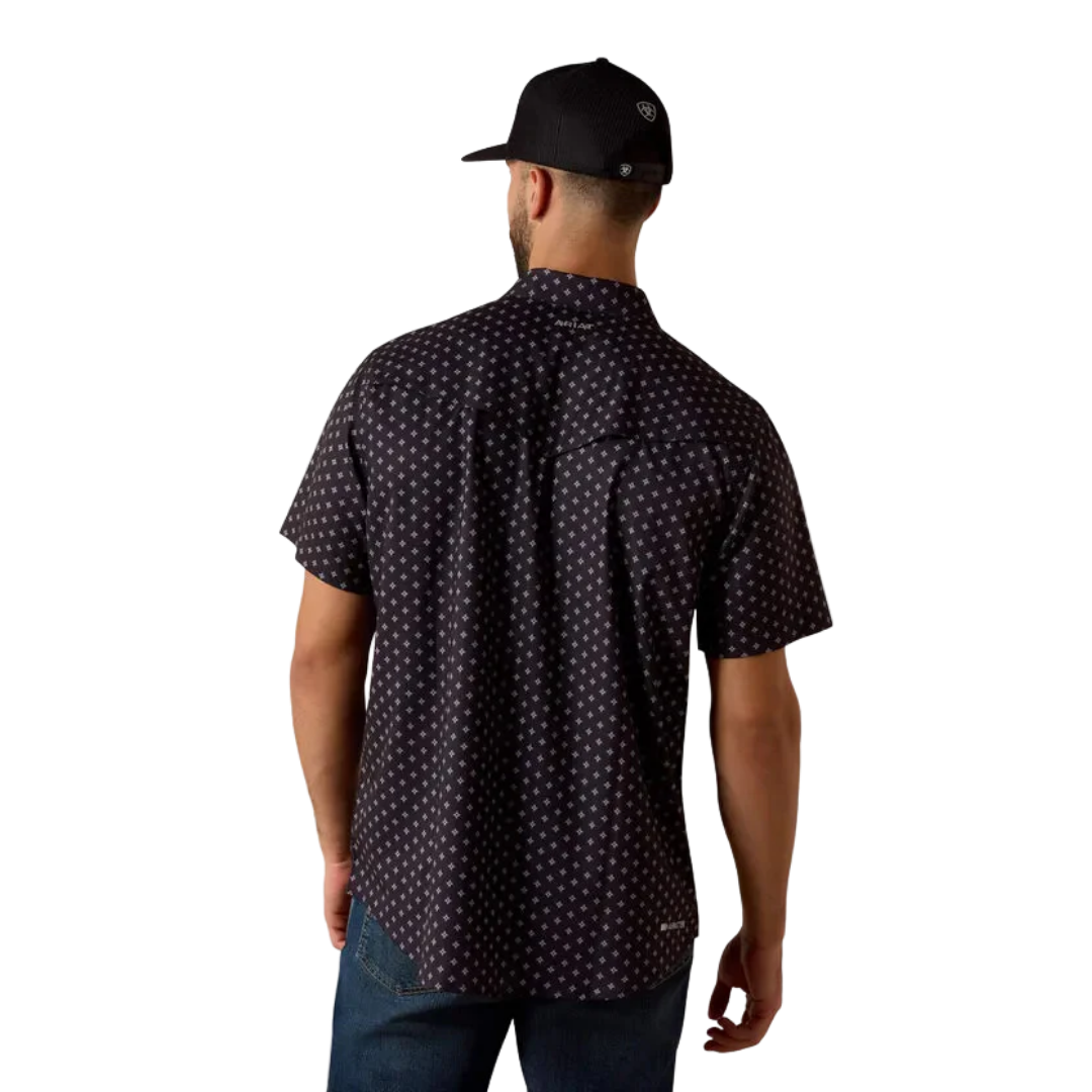 Ariat Men's Western VentTEK Snap Black Shirt