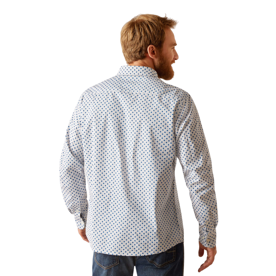 Ariat Men's Mac Stretch Modern White Shirt