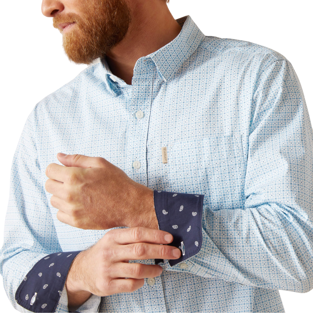 Ariat Men's Madden Stretch Modern White Shirt