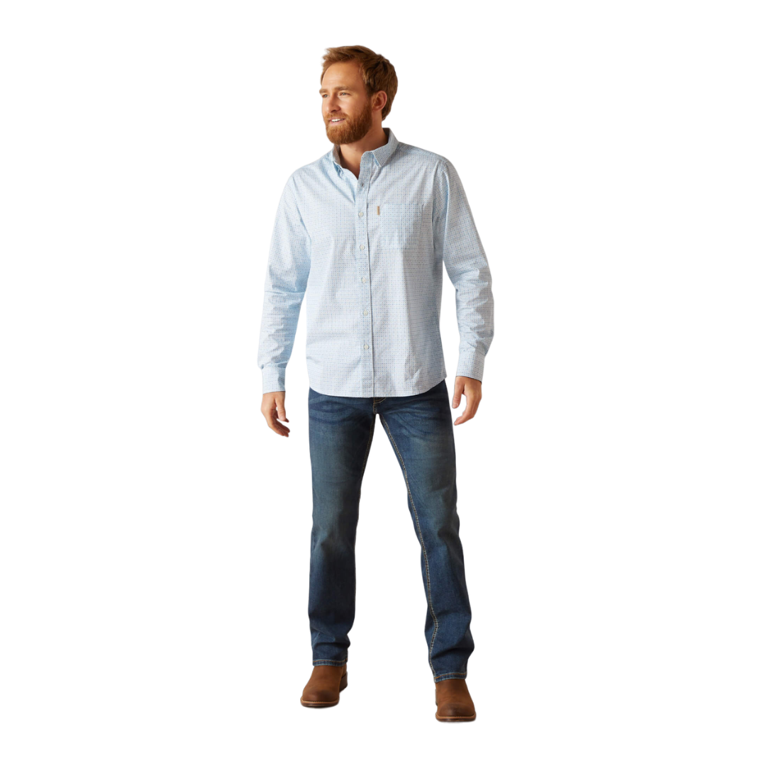 Ariat Men's Madden Stretch Modern White Shirt
