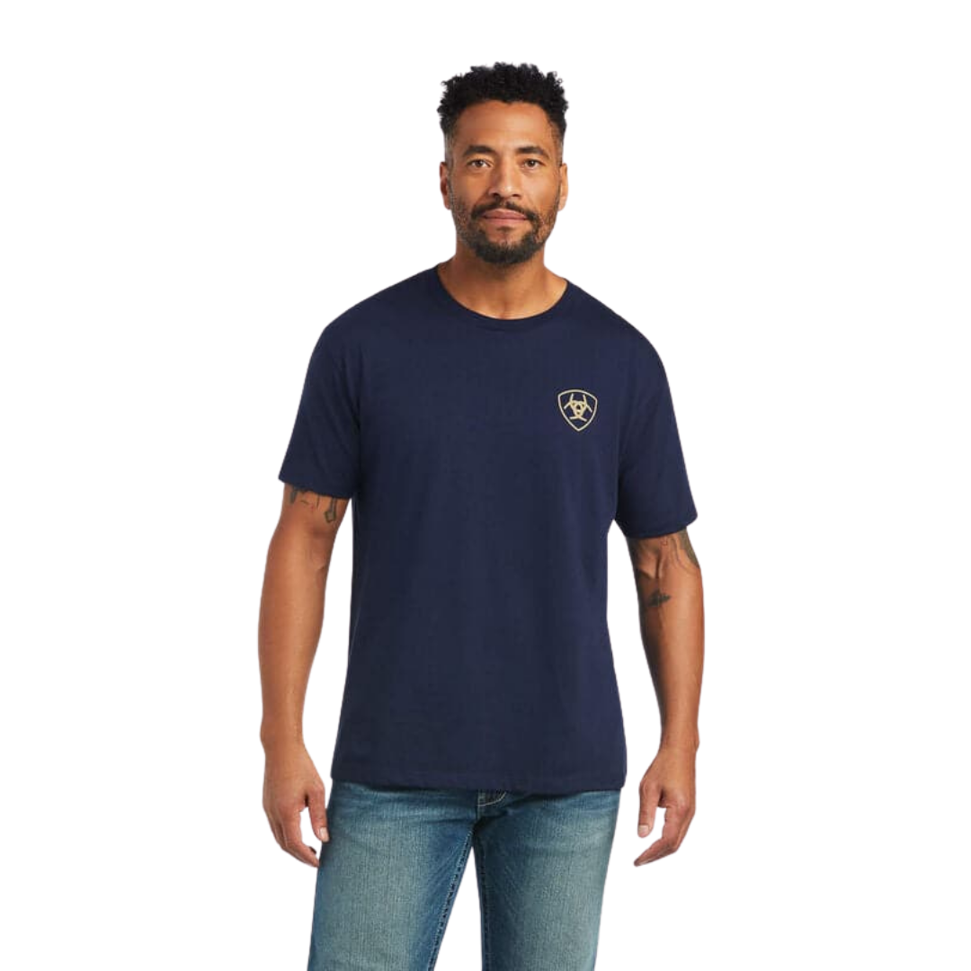 Ariat Men's Midnight Navy Monument Blue T-Shirt