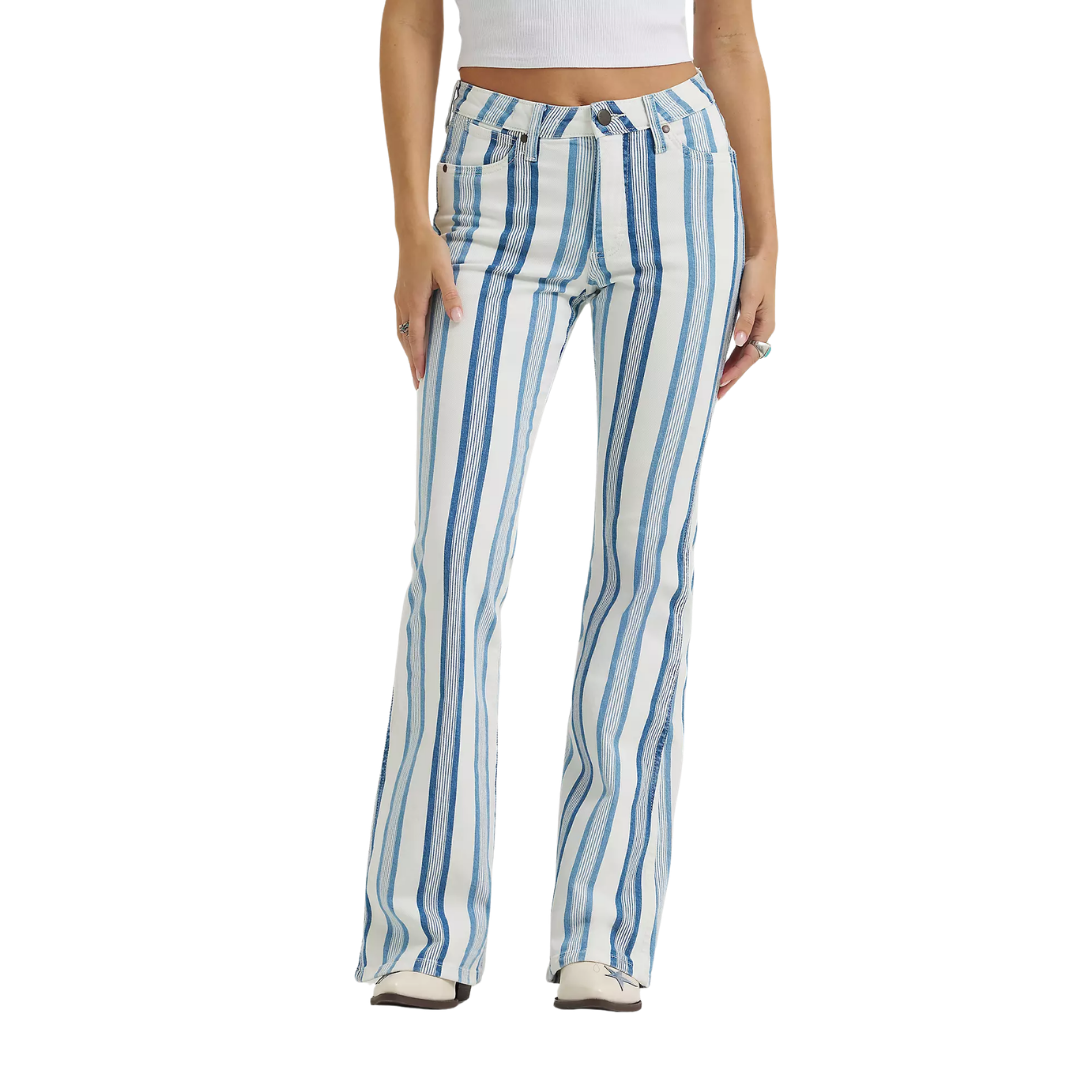 Wrangler Women's Retro Bailey High Rise White Jean