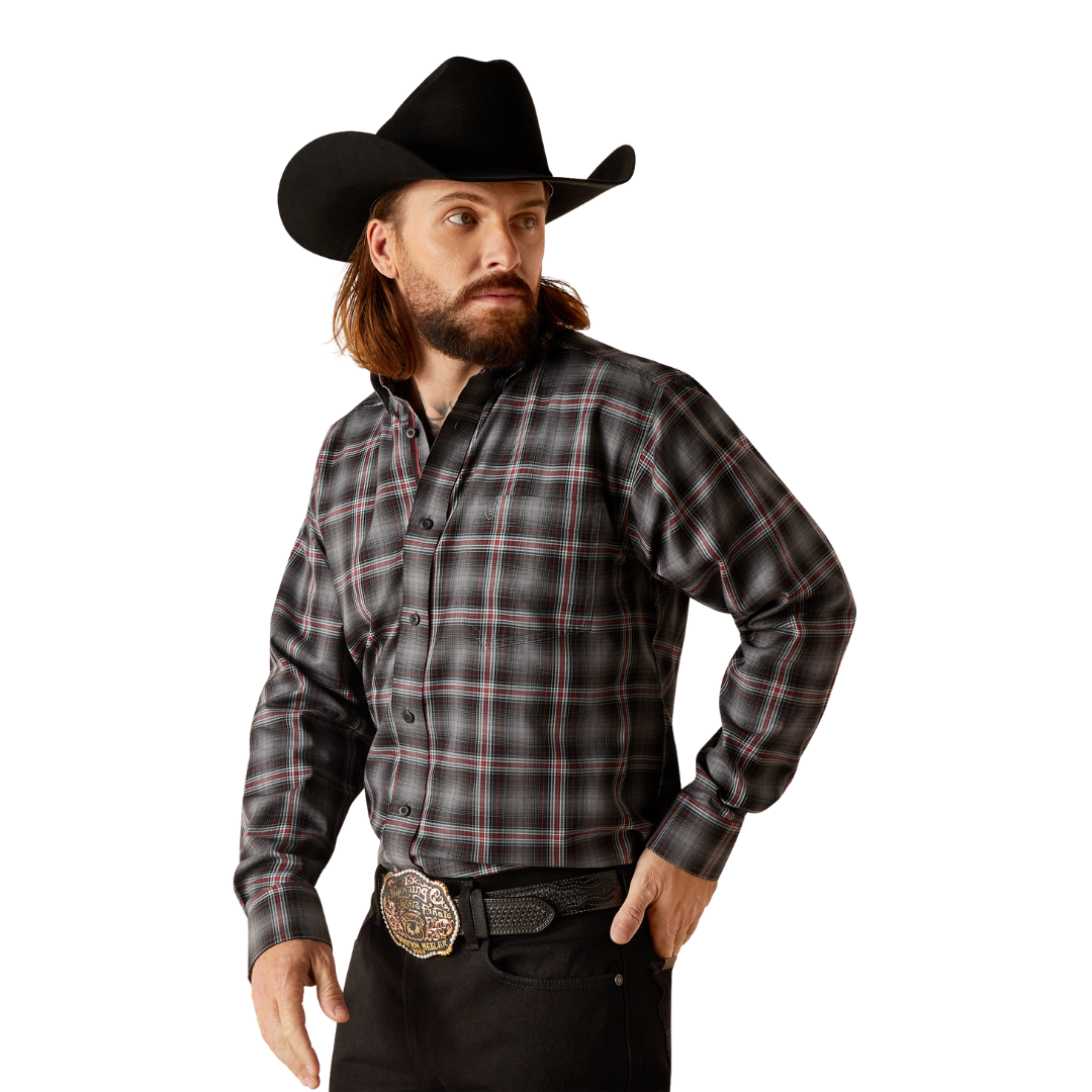 Ariat Men's Pro Series Newton Classic Grey Shirt