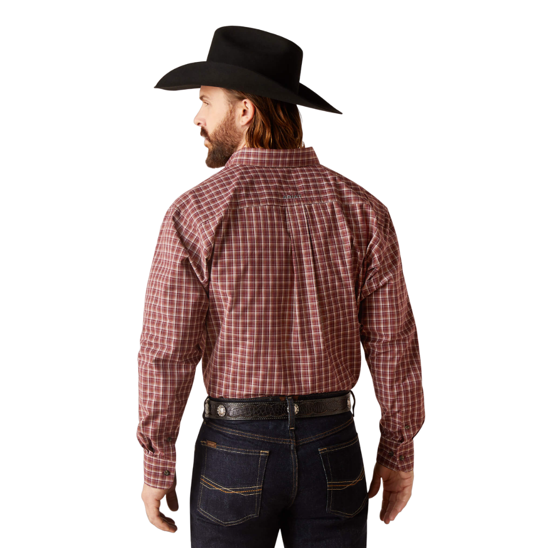 Ariat Men's Pro Series Nicco Classic Red Shirt