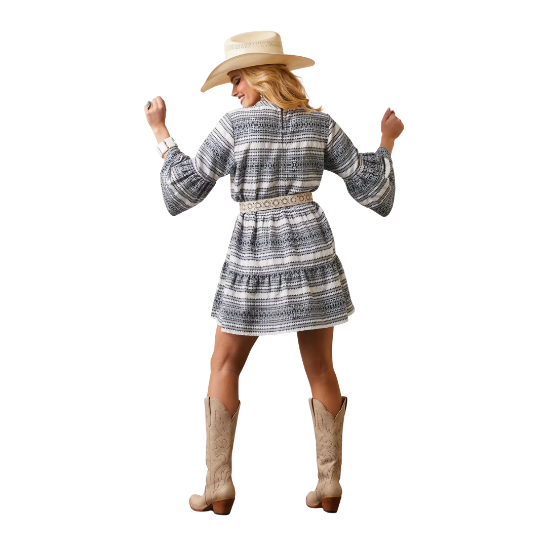 Ariat Women's White & Blue Savanna Dress
