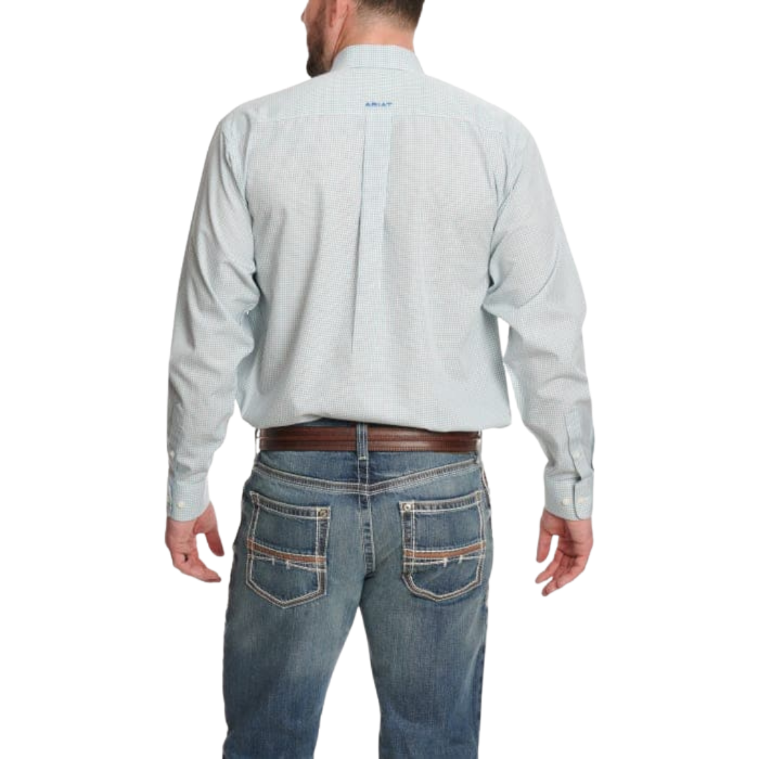 Ariat Men's Westlow Light Teal Blue Shirt