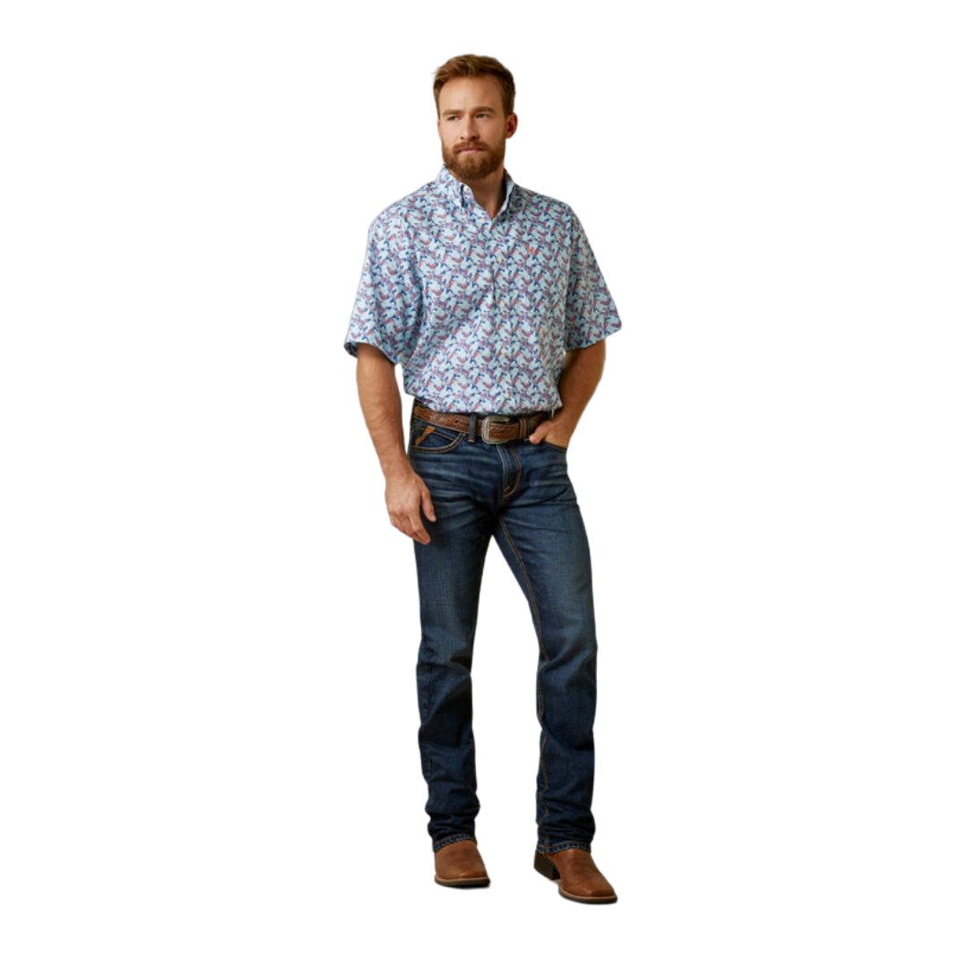 Ariat Men's Wrinkle Free Wrigley Classic Short Sleeve Shirt