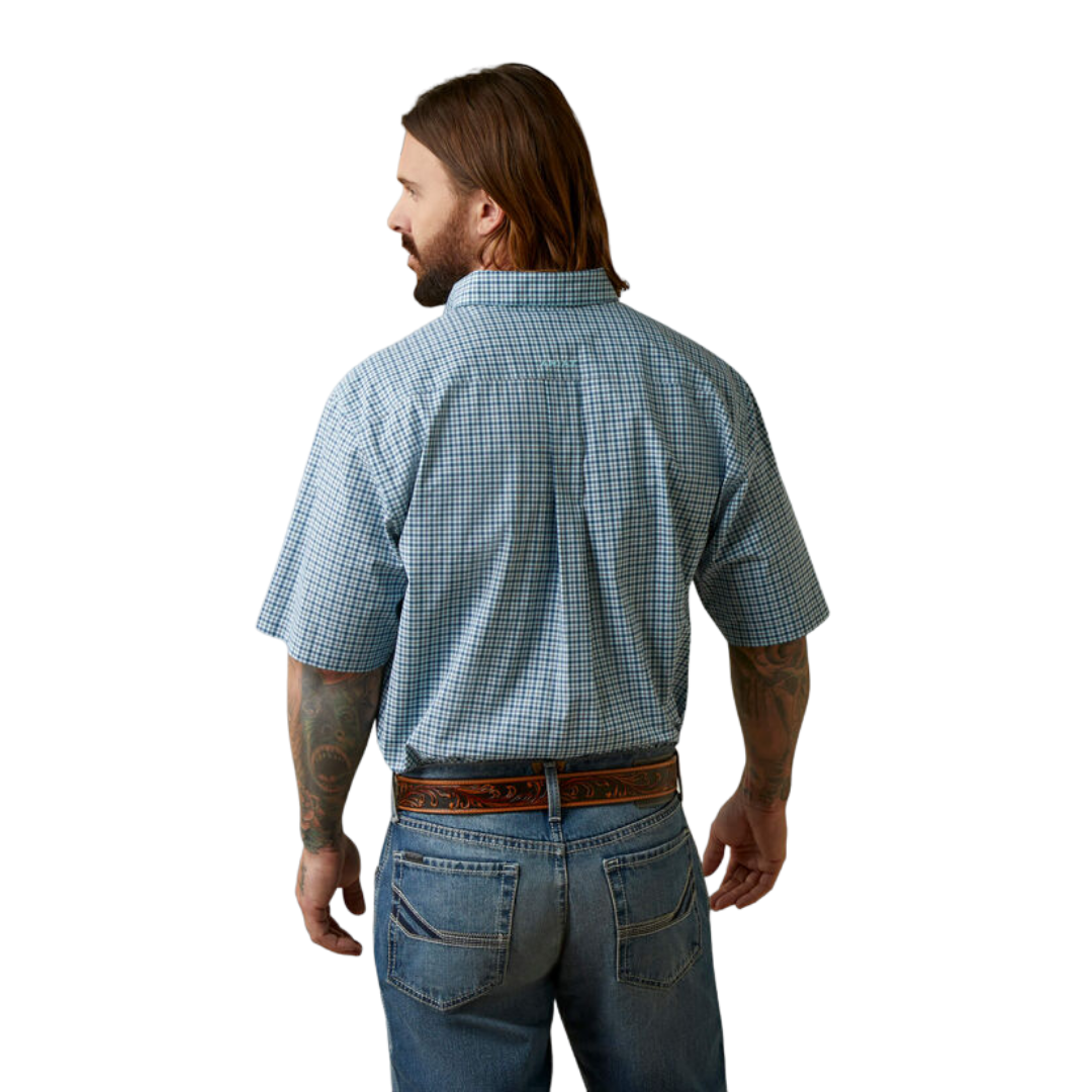 Ariat Men's Pro Series Odell Turquoise Shirt