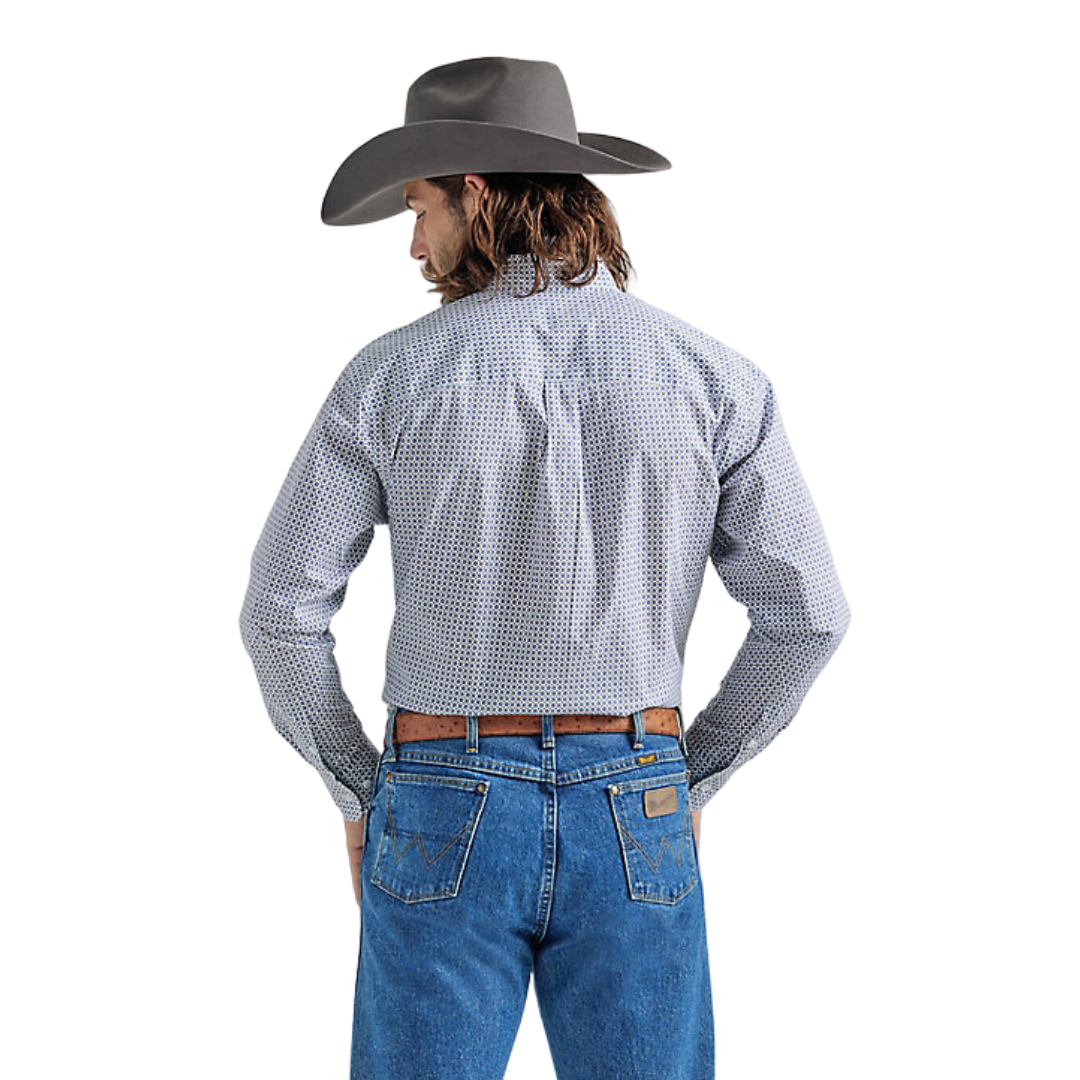 Wrangler Men's George Strait Purple Shirt