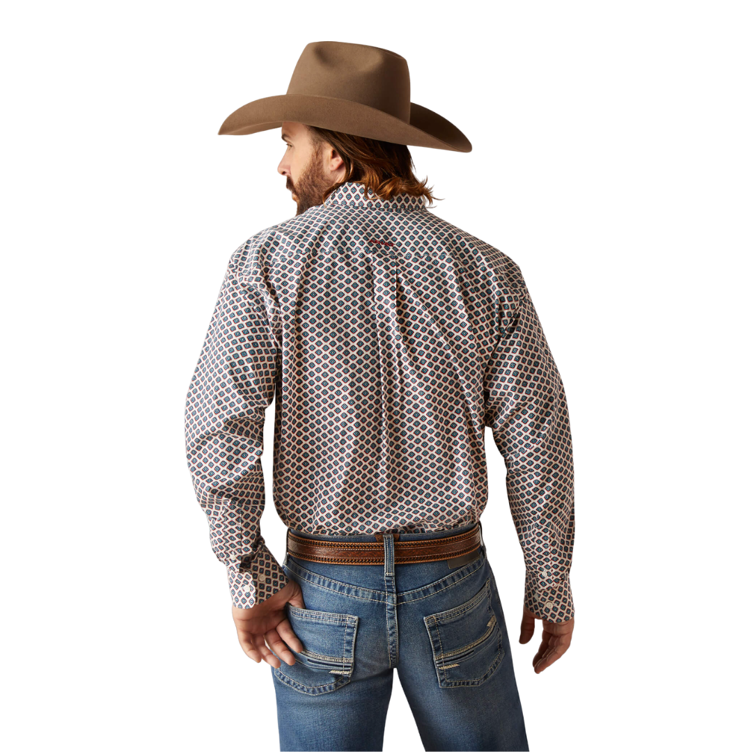 Ariat Men's Wrinkle Free Grayden Classic Light Brown Shirt
