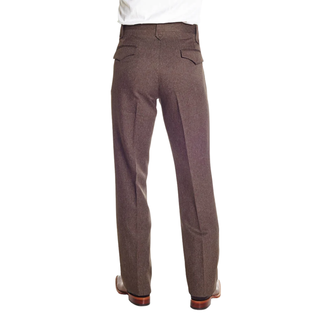 Circle S Men's Heather Brown Dress Pants