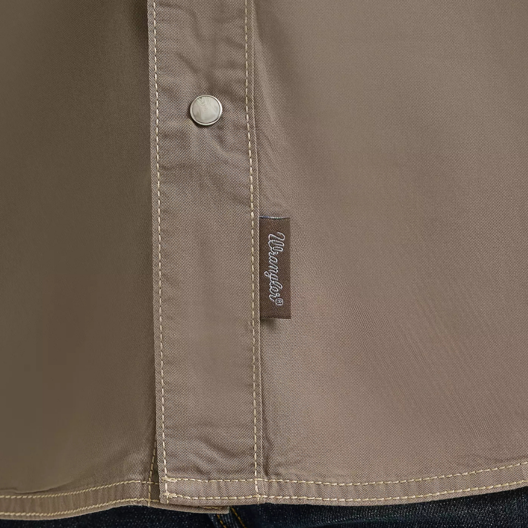 Wrangler Men's Premium Tan Shirt