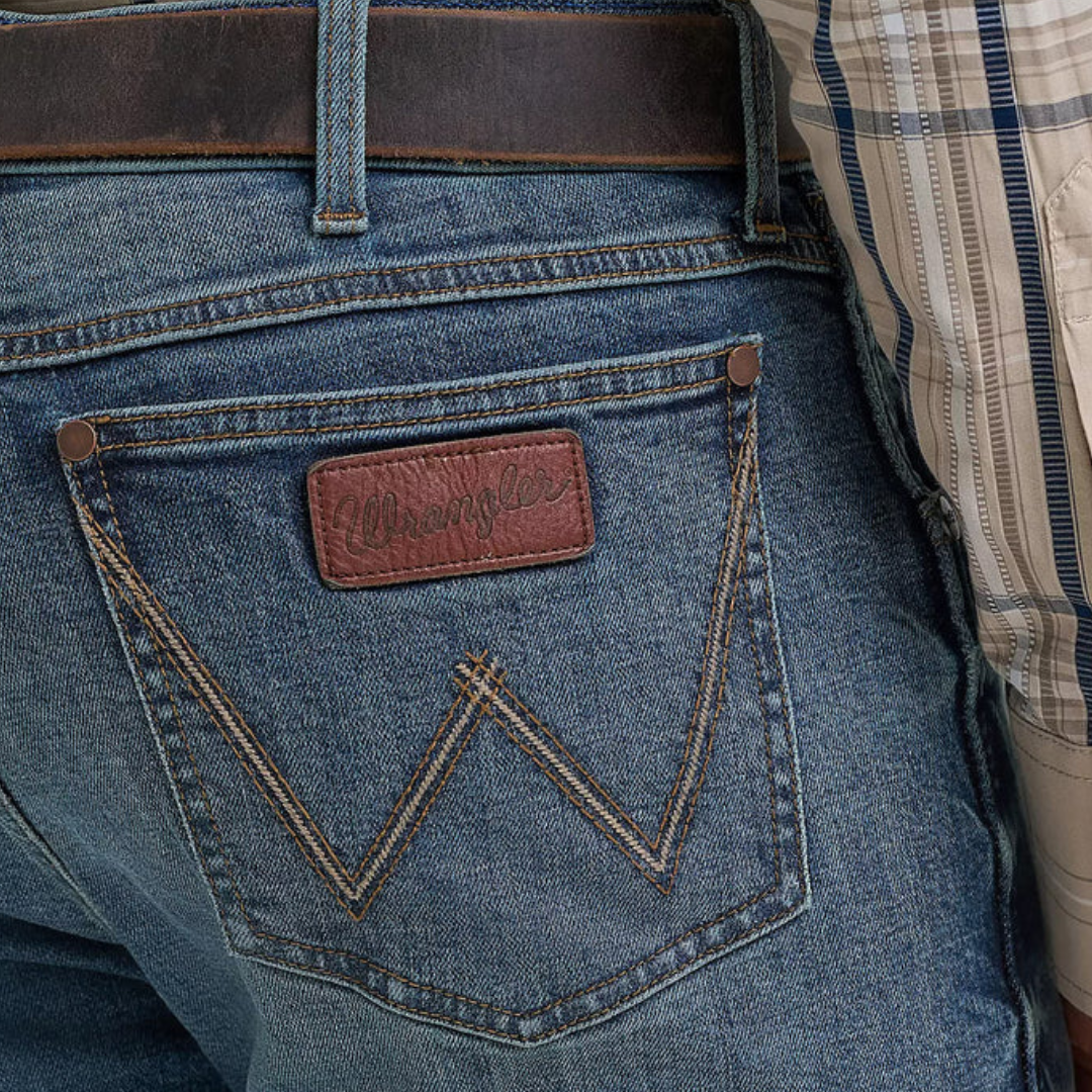 Wrangler Men's Retro Henry Blue Jeans
