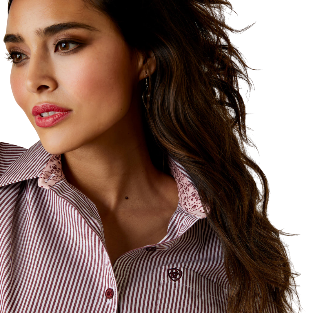 Ariat Women's Pomegranate Kirby Red Shirt