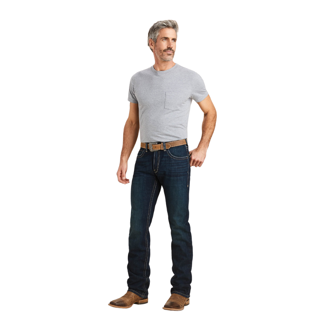 Ariat Men's Roadhouse M5 Straight Blue Jean