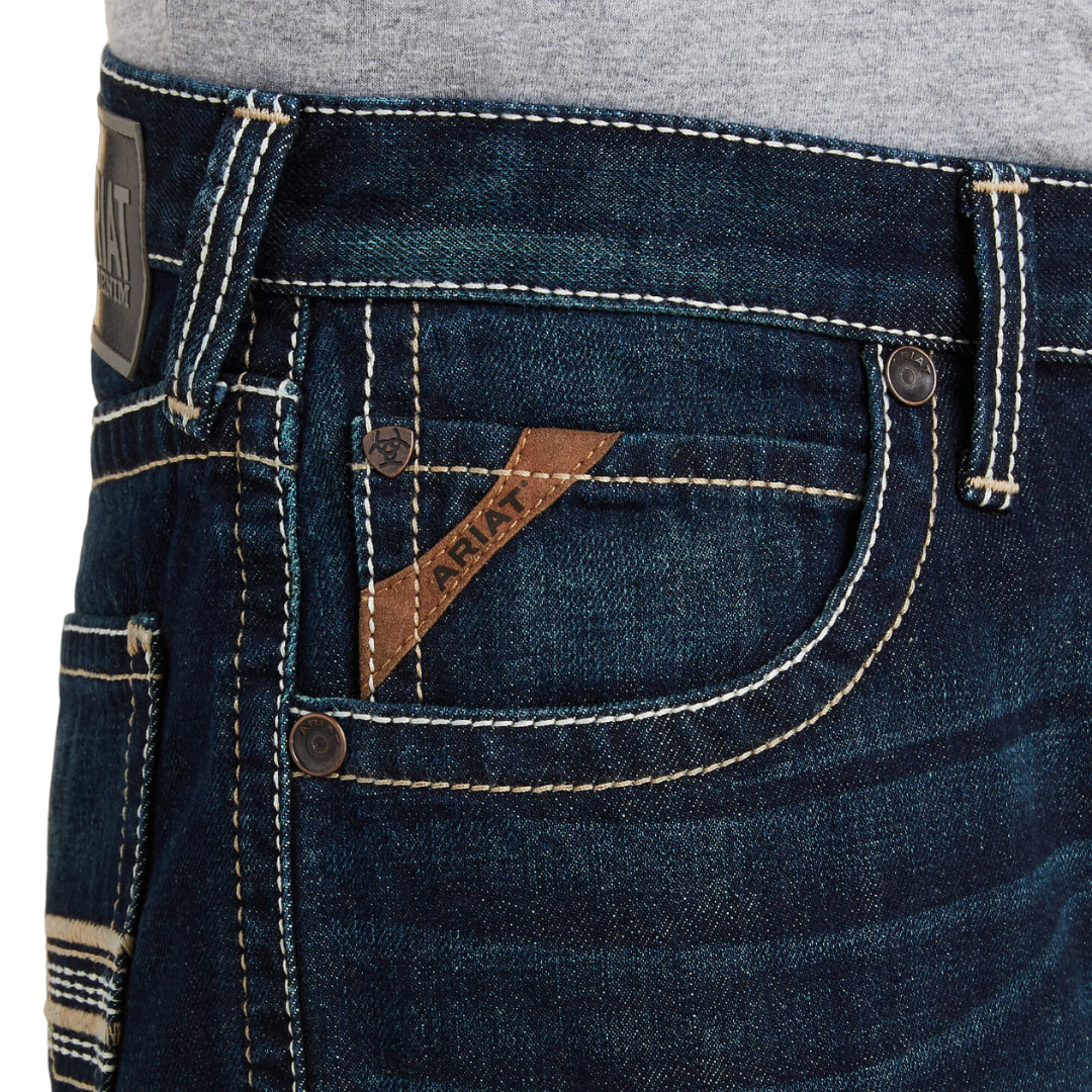 Ariat Men's Roadhouse M5 Straight Blue Jean