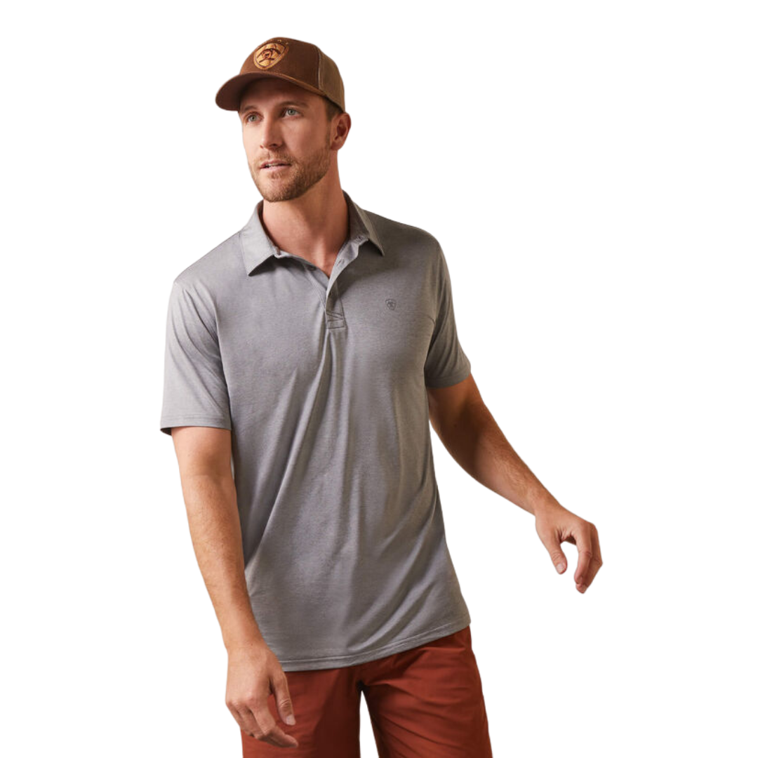 Ariat Men's Cloud Cover Charger 2.0 Grey Shirt