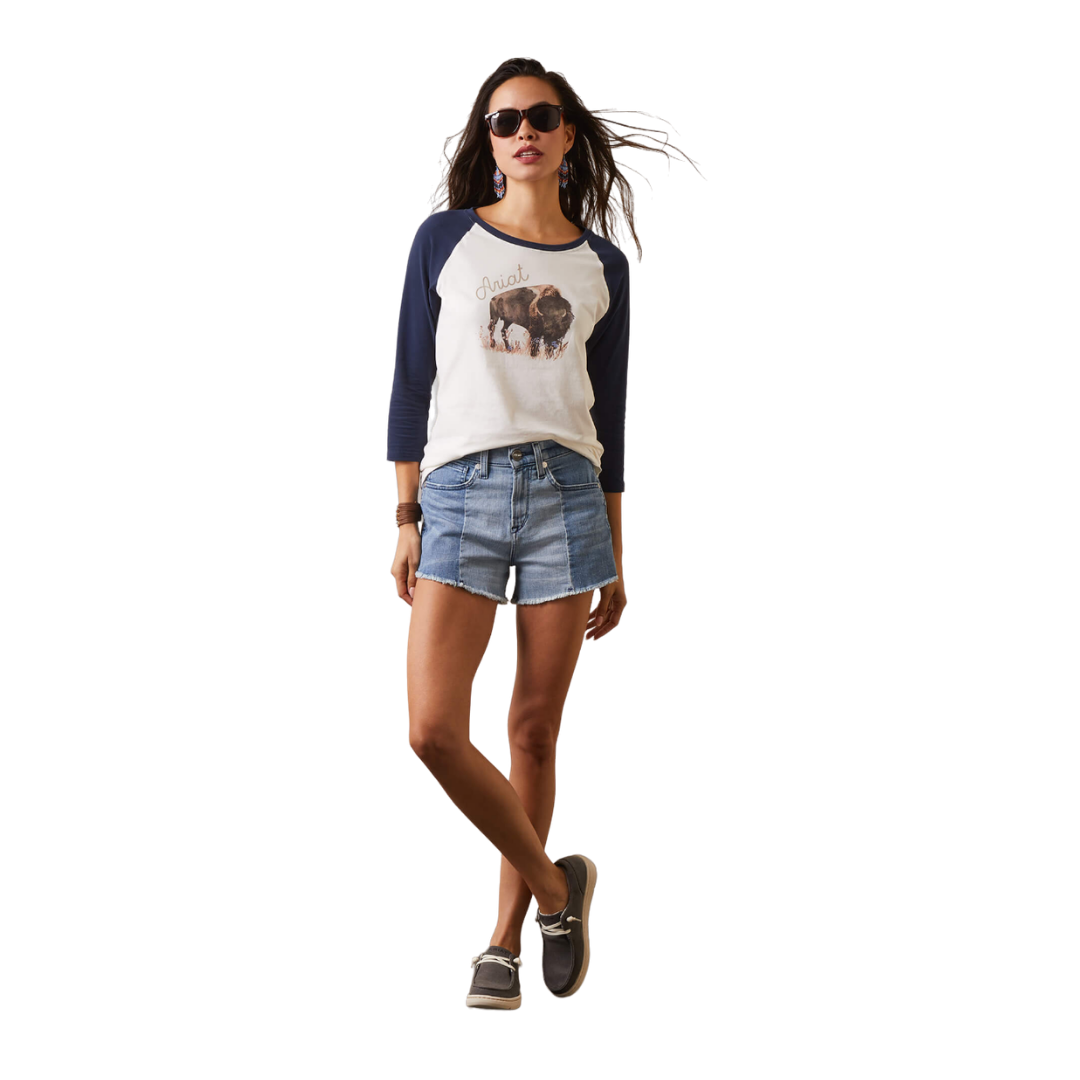Ariat Women's Coconut Milk Painted Dreams Multicolor Shirt